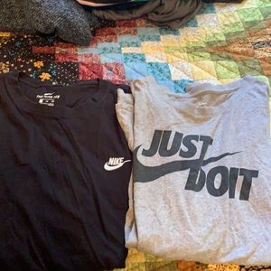 2 Nike men tee shirts
